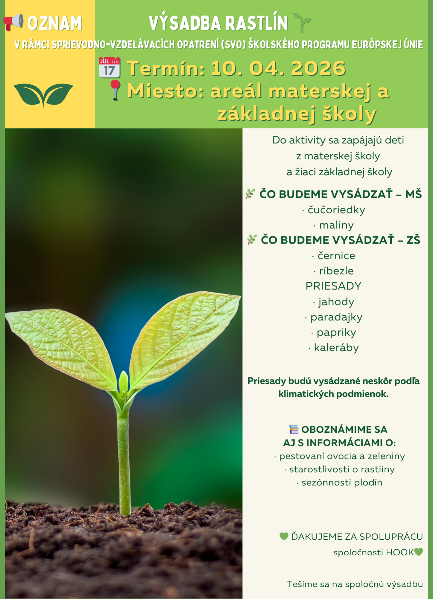 Výsadba rastlín - Obrázok 1