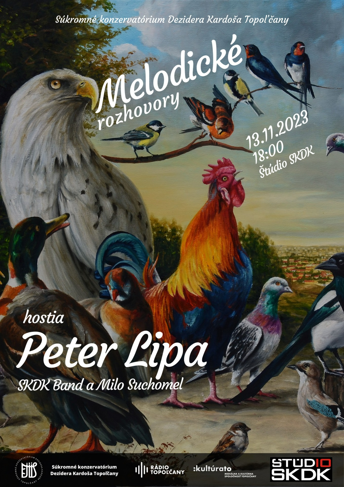 POZVÁNKA: Melodické rozhovory Peter Lipa a SKDK Band Milo Suchomel - Obrázok 1