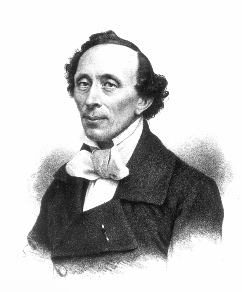 Hans Christian Andersen N(1805-1875) Danish Writer Danish Lithograph ...