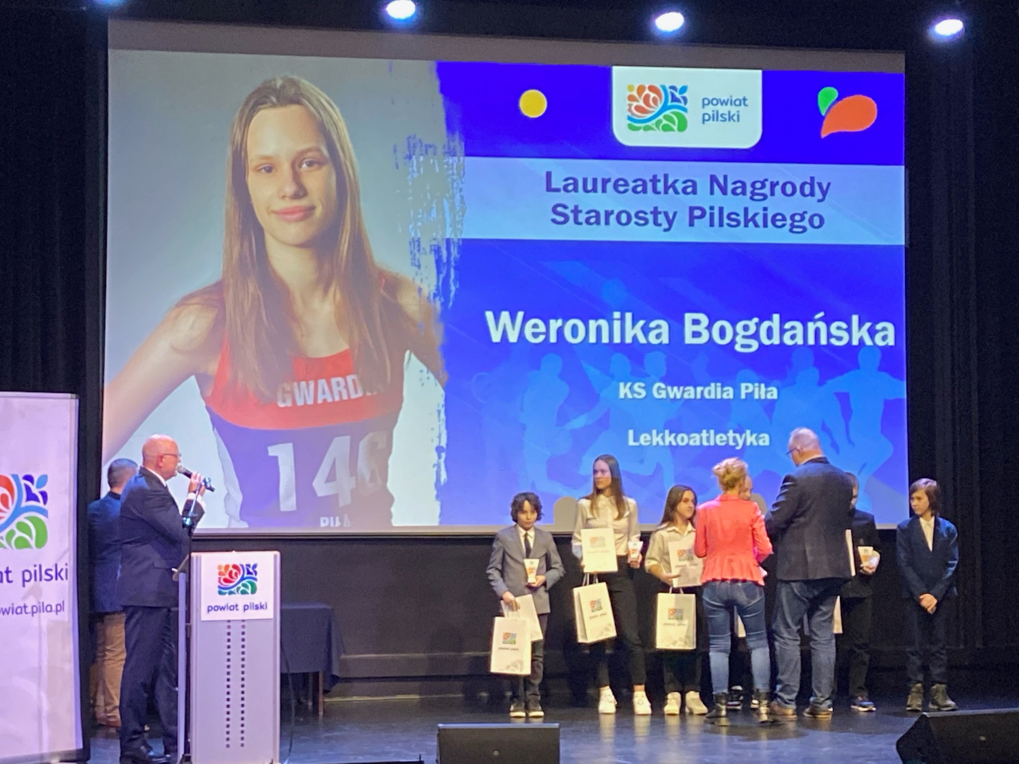 Weronika Bogdańska Laureatką Nagrody Starosty Pilskiego za osiągnięcia sportowe 2022 r.