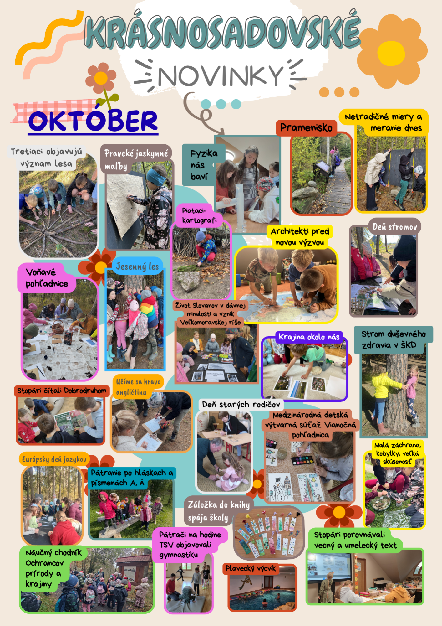 🍁 Krásnosadovské novinky – Október 2025 - Obrázok 1