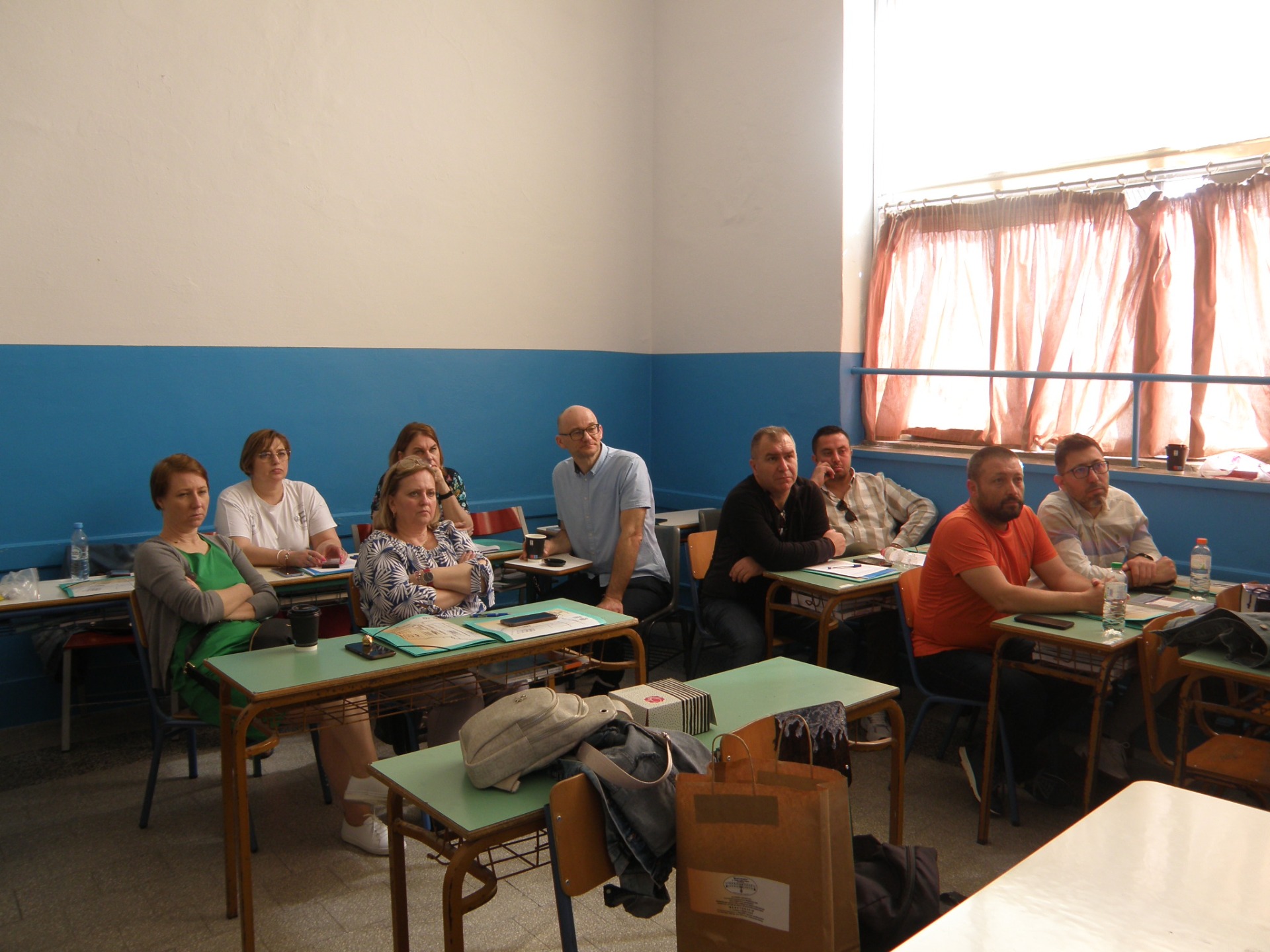 Uczestnicy programu podczas pierwszej mobilności w Grecji