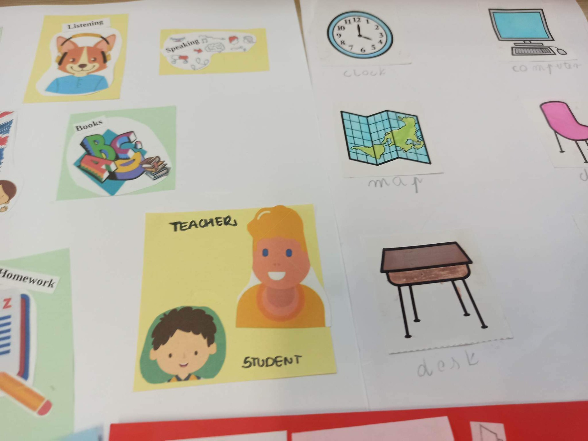 Klasa 4 na lekcji języka angielskiego stworzyła projekty " My favourite subject" 👏👏👏❤️👏👏👏 - Obrazek 5