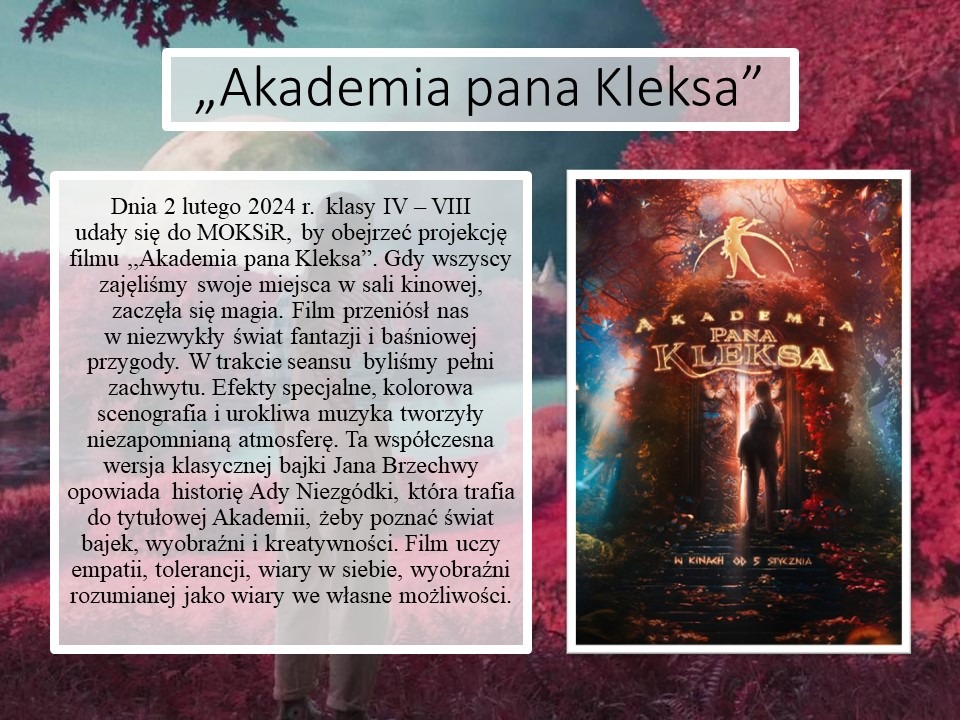 Akademia pana Kleksa - Obrazek 1