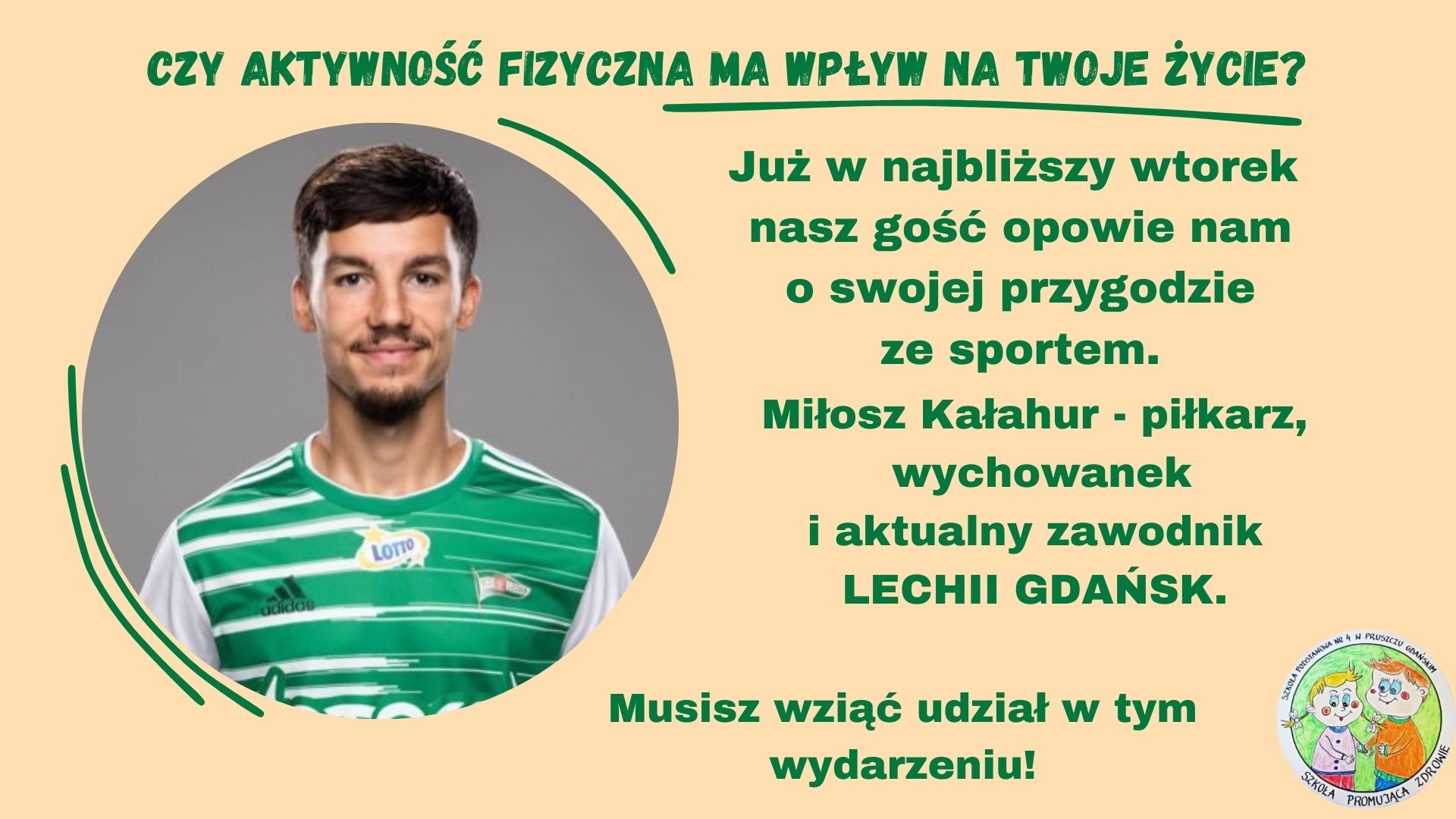 Spotkanie z zawodnikiem Lechii Gdańsk - Obrazek 1