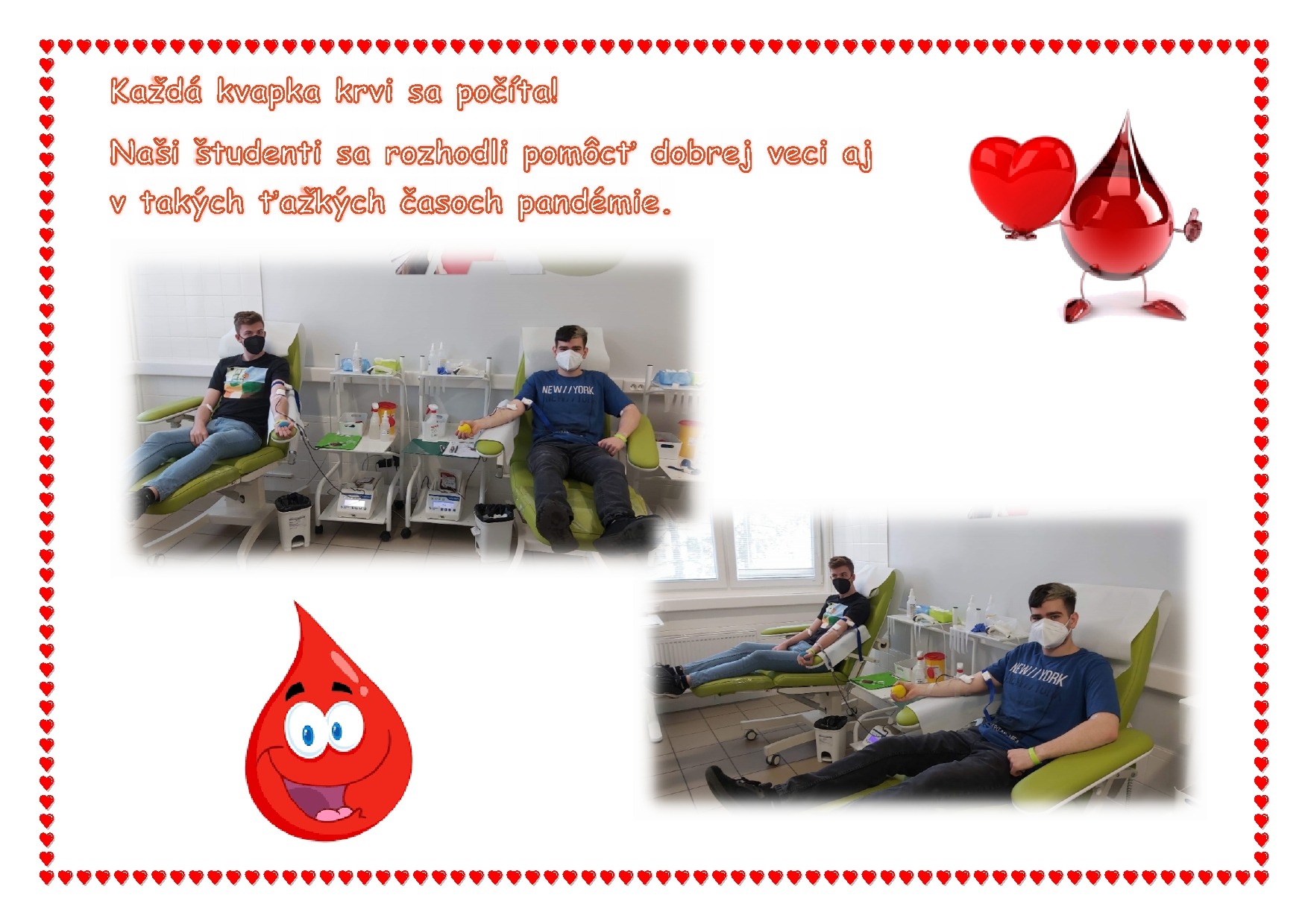 Darovanie krvi - IV.A - Ákos Czére, Máté Nagy - Obrázok 1