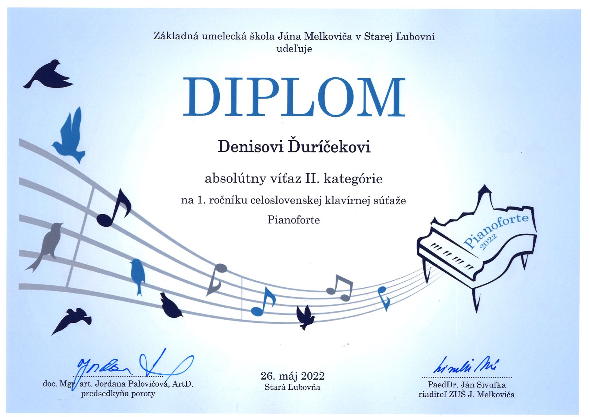 Celoslovenská klavírna súťaž PIANOFORTE - Obrázok 2