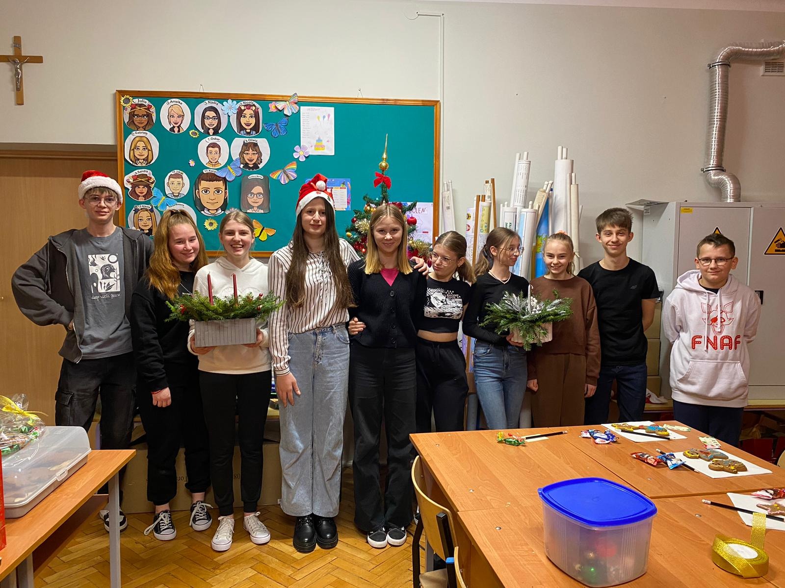 Warsztaty Bożonarodzeniowe w Szkole Podstawowej w Dobiesławicach - Obrazek 2