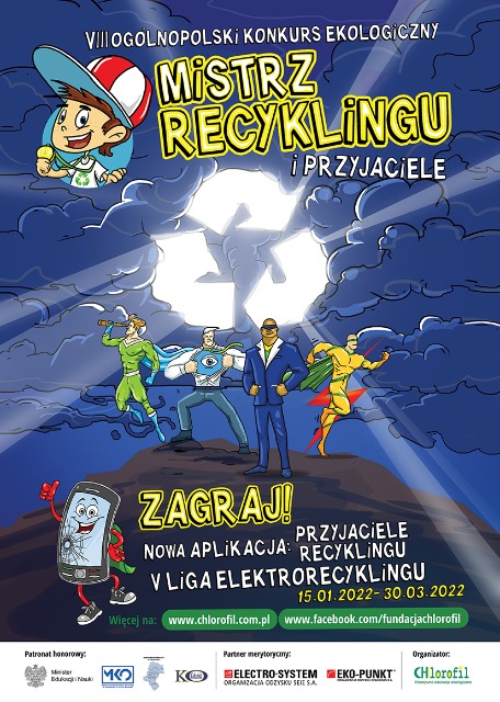 VIII Ogólnopolski Konkurs Edukacji Ekologicznej dla dzieci - Mistrz Recyklingu i Przyjaciele 2022 - Obrazek 1