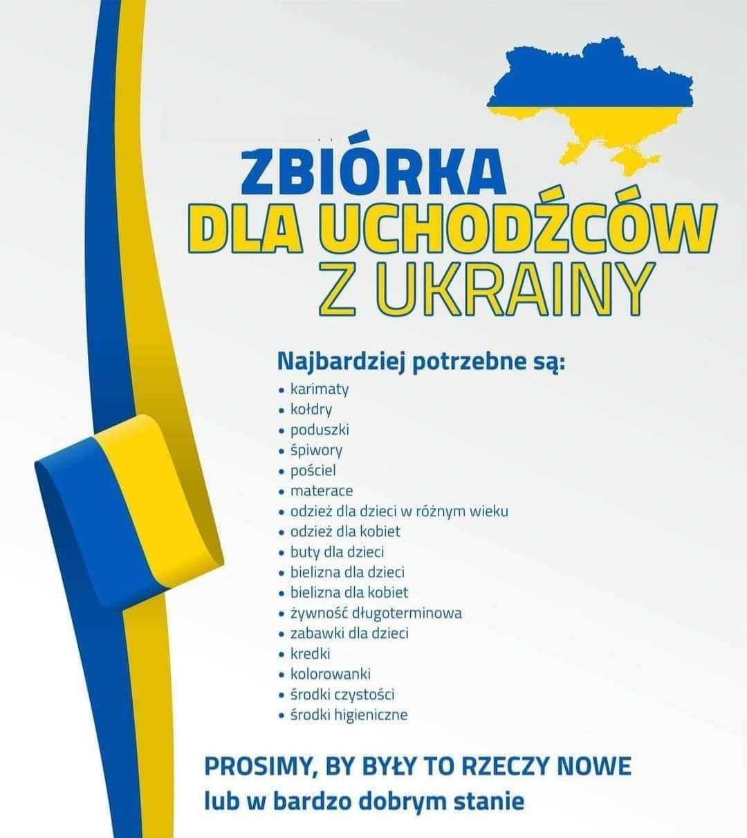 Zbiórka dla Ukrainy! - Obrazek 1
