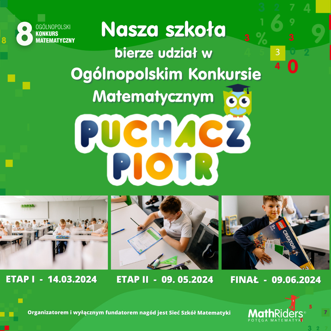 Ogólnopolski Konkurs Matematyczny  PUCHACZ PIOTR - Obrazek 1