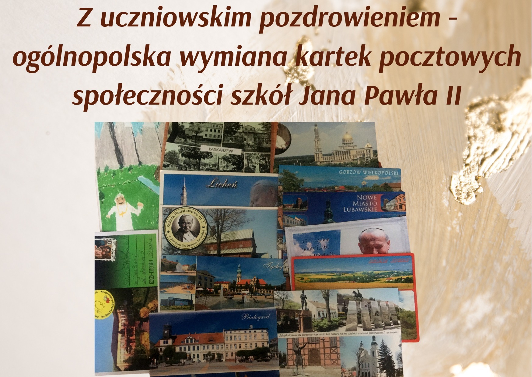 Wymiana pocztówek między szkołami papieskimi - Obrazek 1